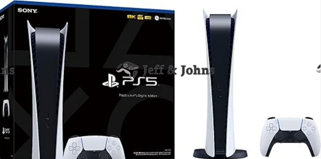 Playstation 5 Digital Edition PS5 Gaming (Disc Free) Console (Renewed)