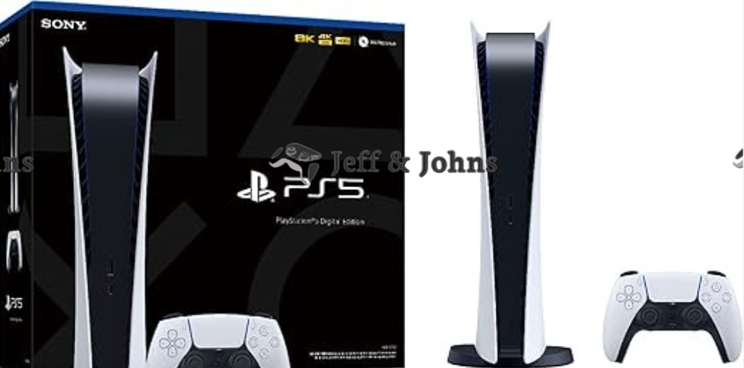 Playstation 5 Digital Edition PS5 Gaming (Disc Free) Console (Renewed)