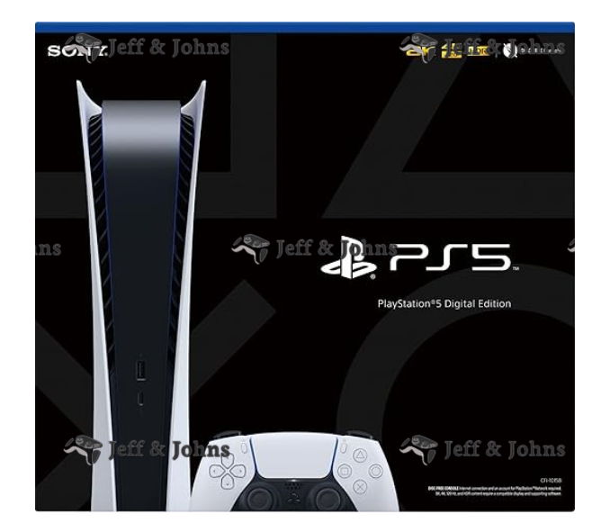 Playstation 5 Digital Edition PS5 Gaming (Disc Free) Console (Renewed)