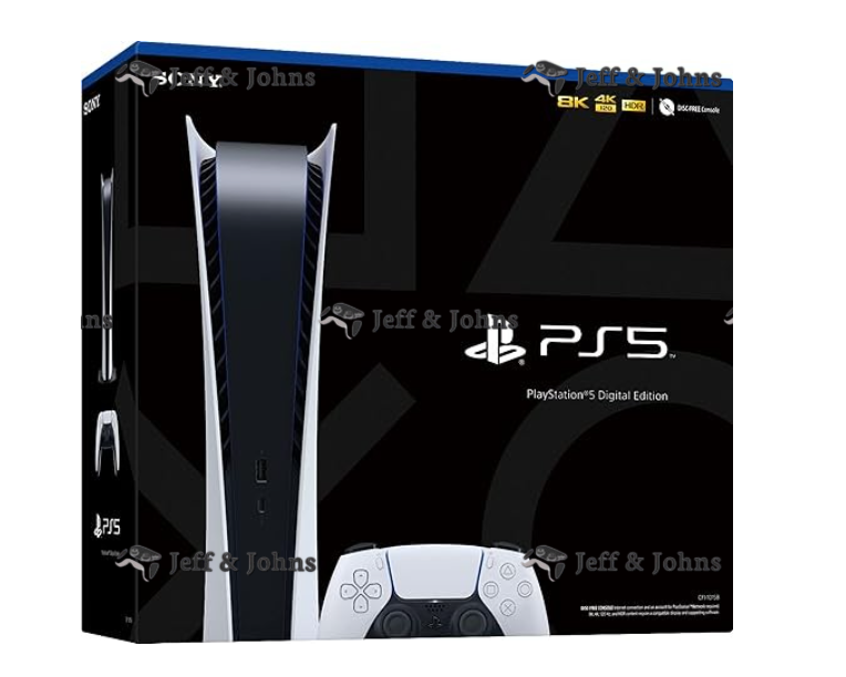 Playstation 5 Digital Edition PS5 Gaming (Disc Free) Console (Renewed)