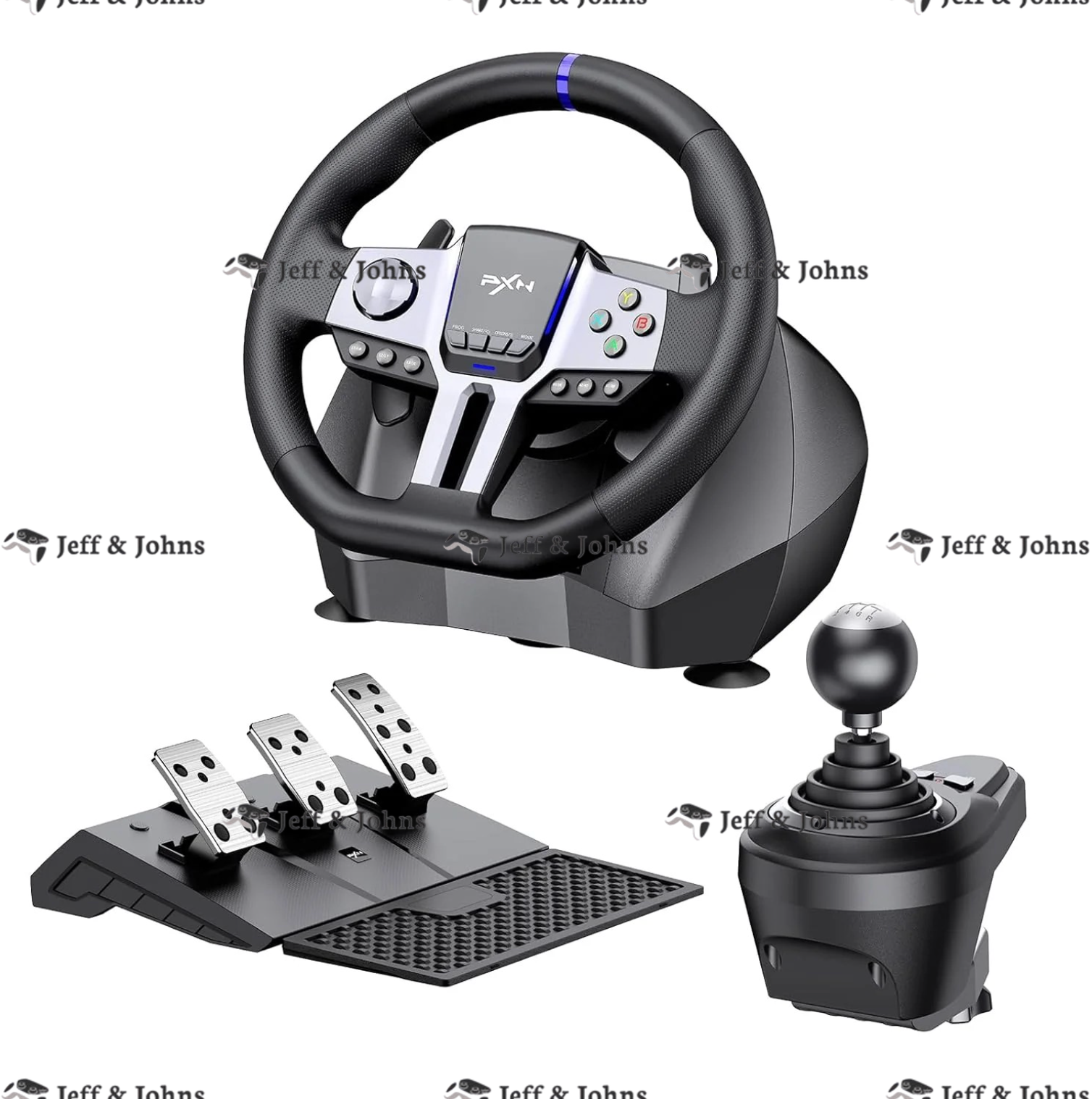 PXN V9 Racing Wheel Gen 2 for PC, Xbox One, Xbox Series X/S, PS4, PS3