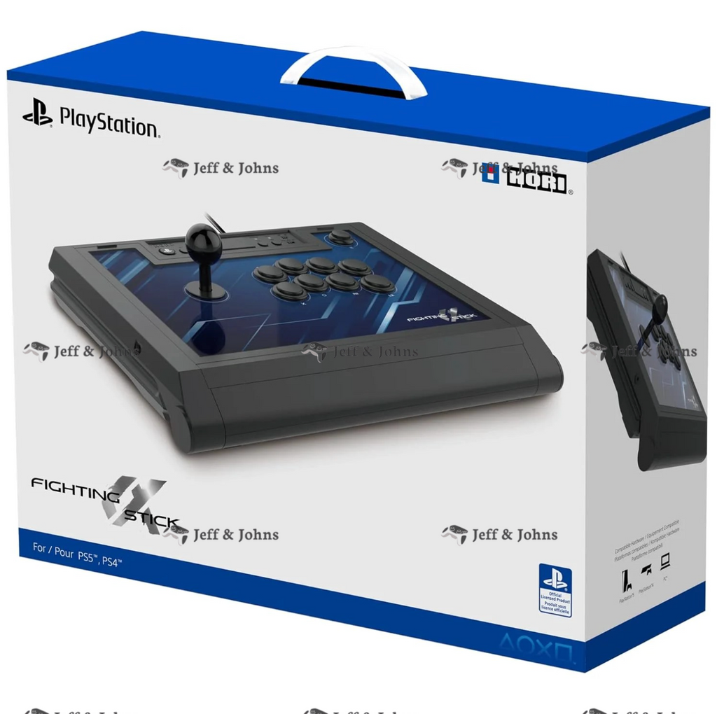HORI PlayStation 5 Fighting Stick Alpha - Tournament Grade Fightstick for PS5, PS4, PC